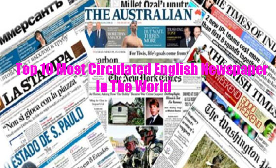 Most Circulated English Newspaper